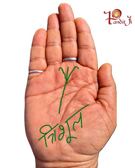 त्रिशूल का चिह्न दर्शाता है आपकी क्षमता